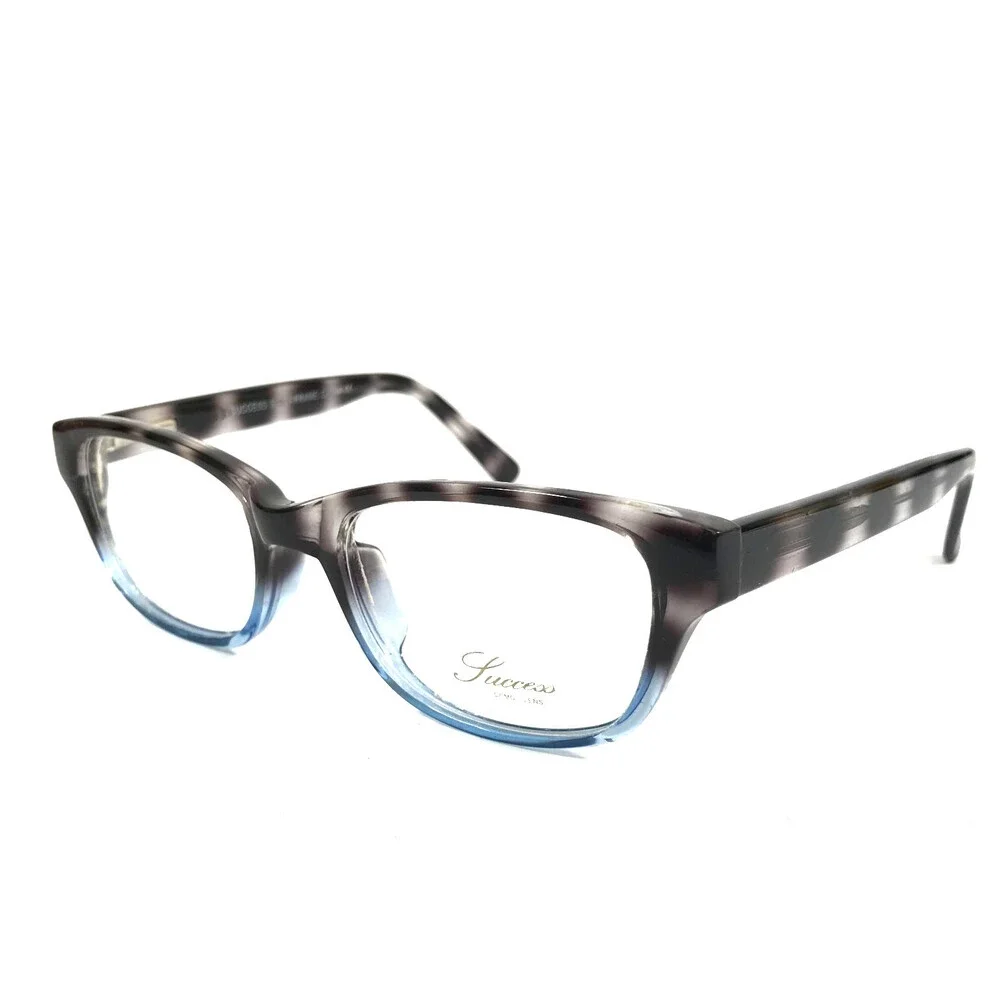 Success Eyeglasses Frames SS-63 GREY/BLUE Tortoise Cat Eye Full Rim 50-19-140